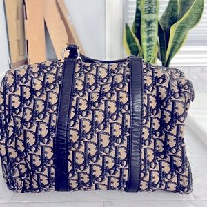 Dior 90s Trotter Jacquard Oblique Boston Bag